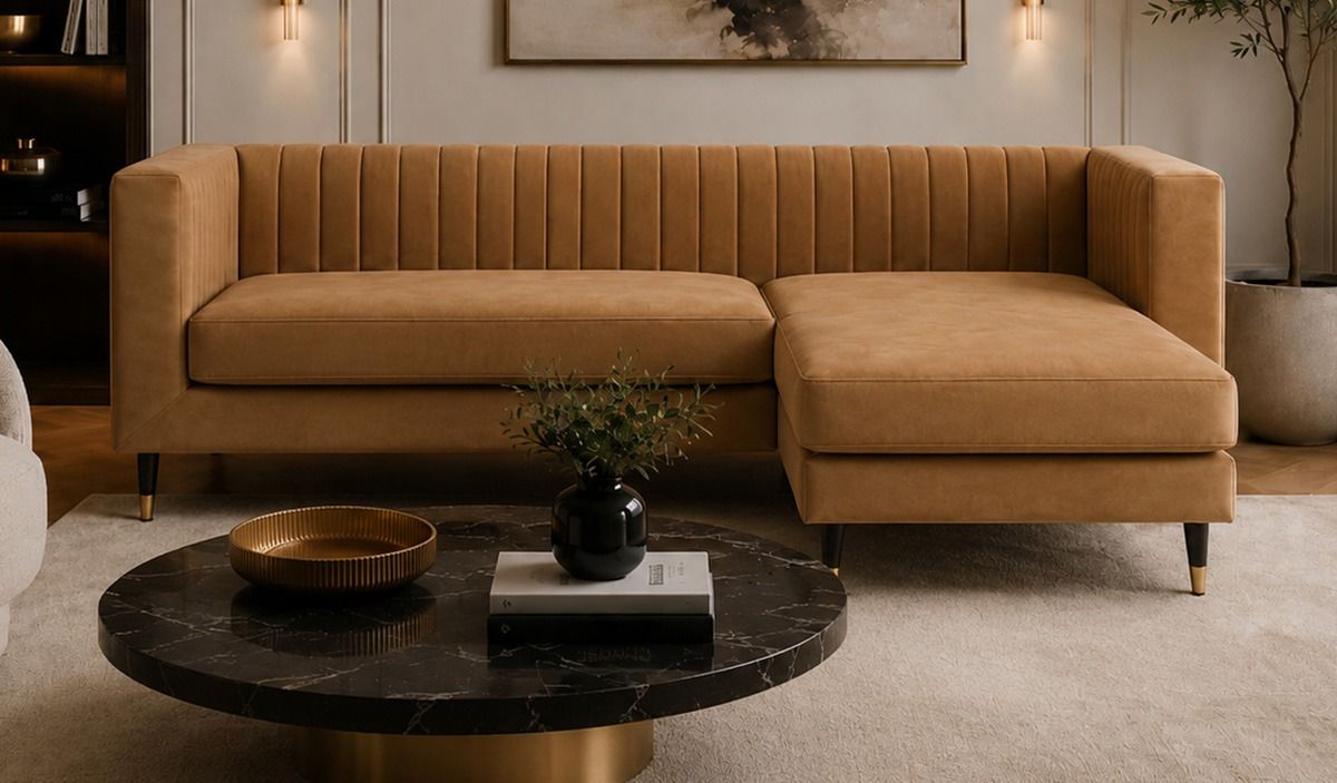 Slender Universal Corner Sofa