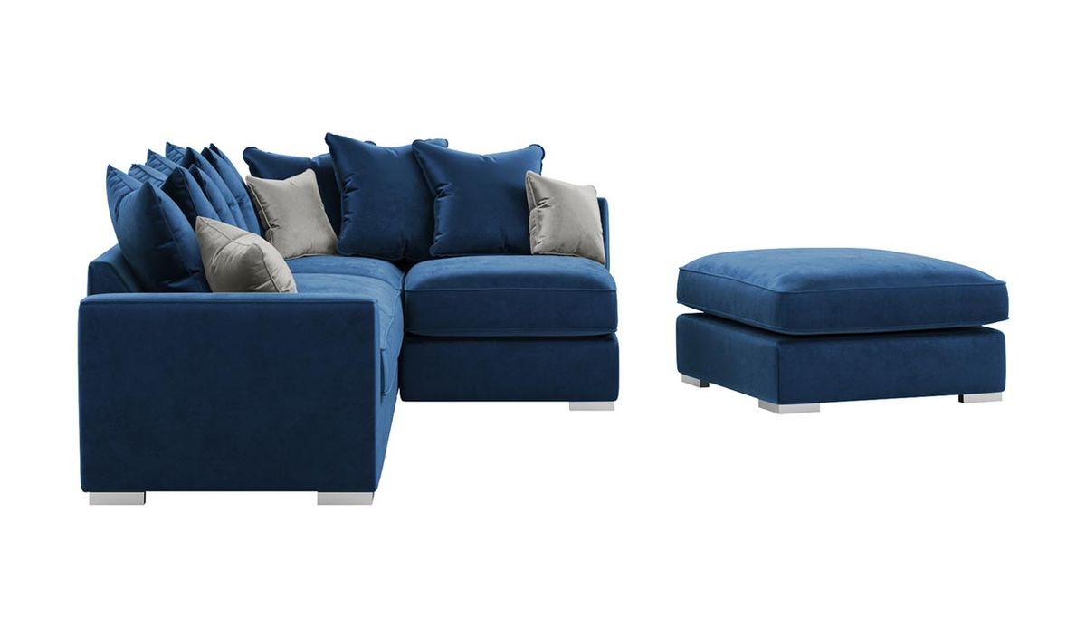 Navy right hotsell hand corner sofa