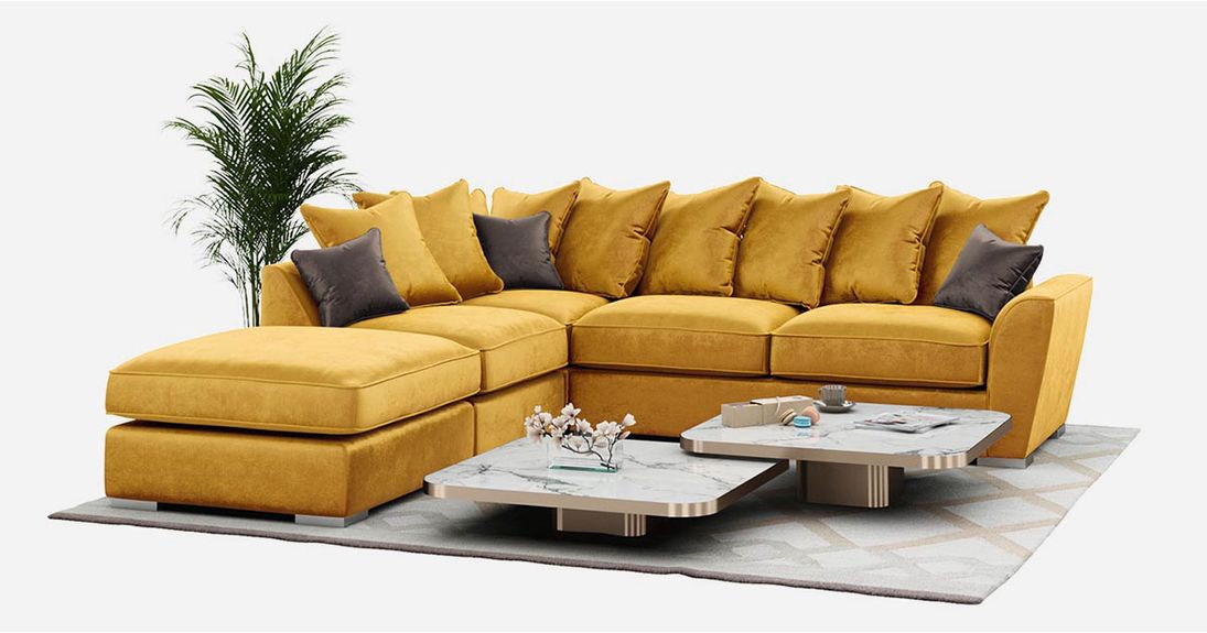 Corner sofas in bright colours – our recommendations