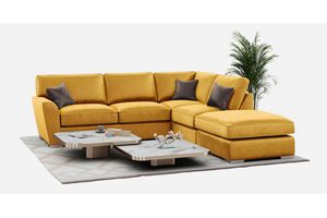 Yellow and mustard corner sofas for your living room