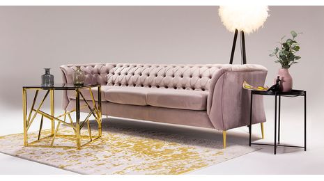 Pink Chesterfield Sofa