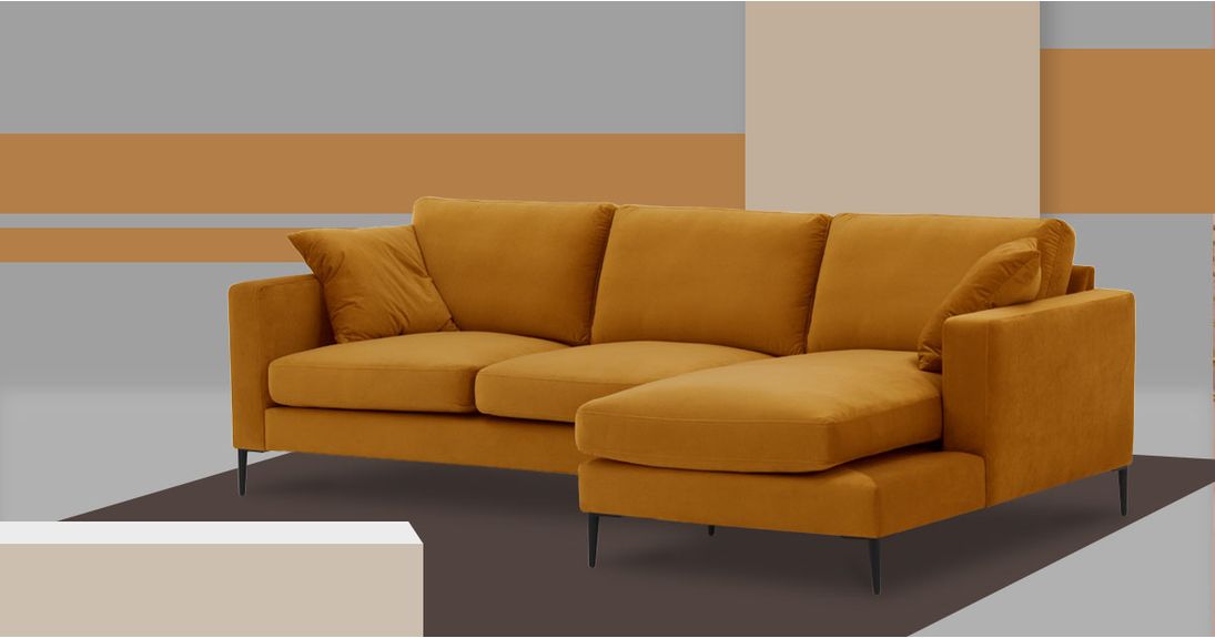 Mustard sofa