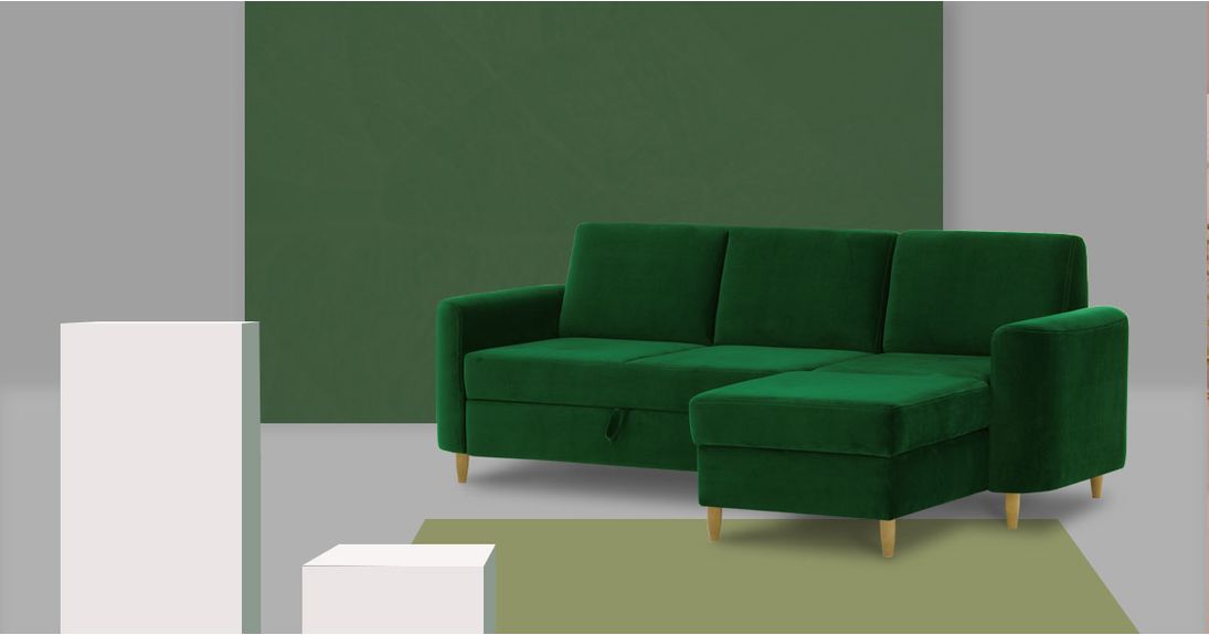 Top 10 sofas in the shades of green
