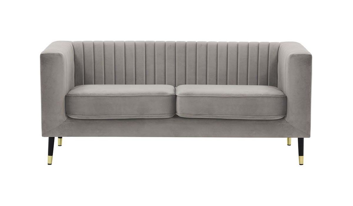 grey 2 seater sofa