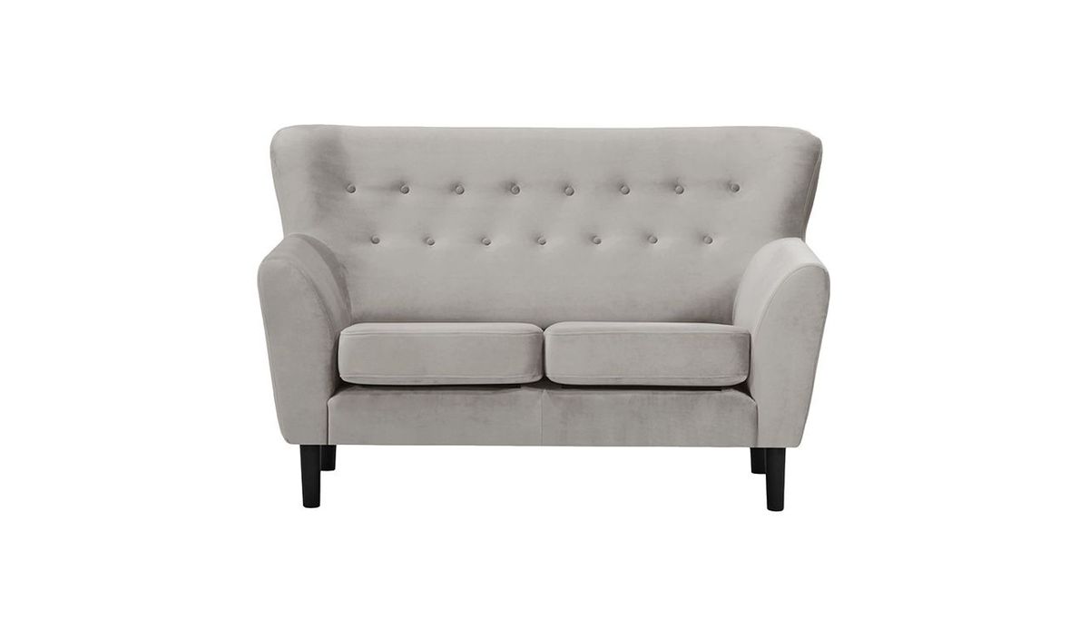 grey retro style sofa